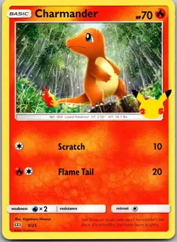 Charmander 009/025 Promo McDonald's 25th Anniversary Promos Pokemon Near Mint - Image 1