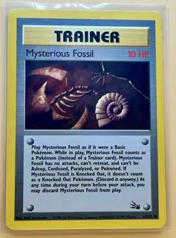 Mysterious Fossil 62/62 – Fossil (Unlimited) – LP – WOTC 1999 Pokemon TCG - Image 5