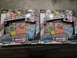 Pokemon Black Bolt & White Flare Poster Collection Sealed Boxes - Lot of 2 - Image 1