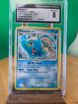 Manaphy #3 (Pokemon POP Series 6) Grade 8 NM/MINT - Image 1