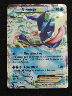 Pokemon Greninja EX XY20 XY Holo Promo Basic Aqua Blast - Image 1