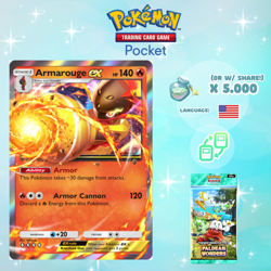 Pokemon TCG Pocket - Armarouge ex ♢♢♢♢ Card (English) - Image 1