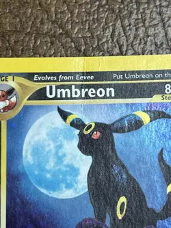 Pokemon Umbreon 13/75 Neo Discovery Holo ***Damaged*** - Please See Photos - Image 3