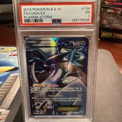 Pokemon Lugia EX Full Art 134/135 PSA 1 (pop of 44) Plasma Storm - Image 1