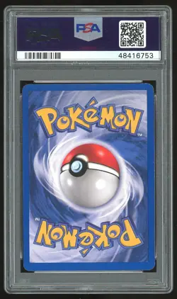 2000 Pokemon 1st Edition Team Rocket Dark Alakazam Holo #1 PSA 8 - Image 2
