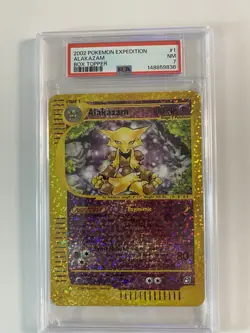 Pokemon TCG 2002 Alakazam Box Topper Holo 1/12 - Image 1