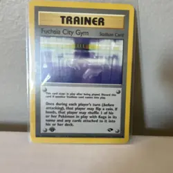 Pokemon Fuchsia City Gym Gym Challenge 114/132 1st Edition Uncommon English - Image 1