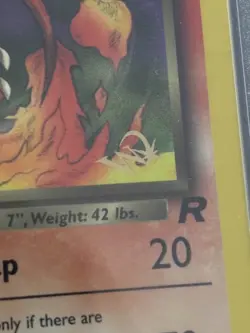 Dark Charmeleon 2001 Pokemon Game Promo Wizards of the coasts GOLD STAMP PSA3 VG - Image 3