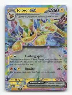 Pokemon TCG - Jolteon ex 030/131 Near Mint Double Rare Prismatic Evolutions - Image 1