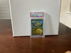 2025 POKEMON SIMPLIFIED CHINESE CBB1 C-GEM PACK VOL 1 #02 CAPTAIN PIKACHU PSA 9 - Image 1