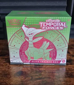 Pokemon TCG Temporal Forces Iron Leaves Elite Trainer Box (ETB) - New & Sealed - Image 1
