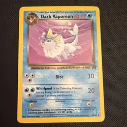 Pokemon TCG Dark Vaporeon Team Rocket 45/82 - Image 1