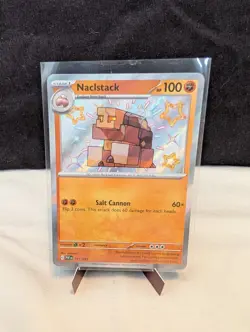 Naclstack 177/091 Baby Shiny Holo Rare Pokemon TCG Paldean Fates Near mint/Mint - Image 1