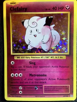 Clefairy 63/108 XY Evolutions Pokemon Holofoil 2016 - Image 1