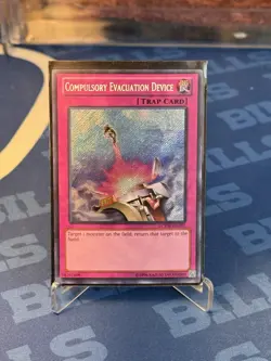 Yugioh Compulsory Evacuation Device LCJW-EN295 Secret (NM) - Image 1
