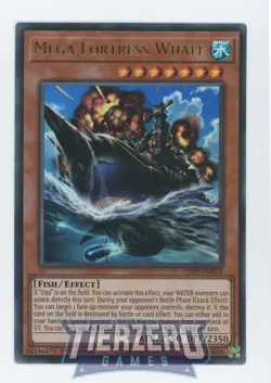 Yugioh Mega Fortress Whale LED9-EN016 Ultra Rare 1st Edition Near Mint - Image 1