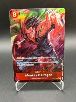 Monkey D Dragon OP07-015 SR Alt Art - 500 Years in the Future English One Piece - Image 1
