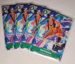 Bartolomeo Playset - P-029 Promo x4 - Starter Deck 16 - One Piece TCG - English - Image 1