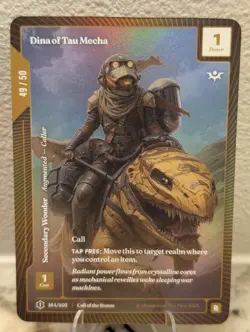 Wonders of The First Dina of Tau Mecha Rare Call Of The Stones 🔥 OCM /50 🔥 - Image 1
