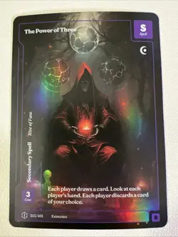 Wonders of the First-The Power of Three-213/401 FORMLESS FOIL Rare - Image 1