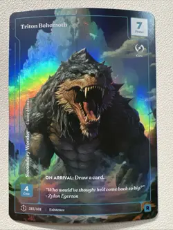 Wonders of the First - FORMLESS FOIL RARE- TRITON BEHEMOTH 213/401 - Image 1