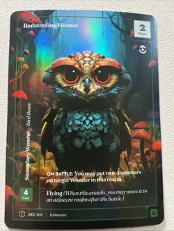 Redstooling Hunter #282 Uncommon Formless Foil Existence Wonders of the First - Image 1