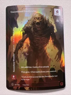 Wonders of the First-Unconfined Dusthowler-217/401 FORMLESS FOIL Rare - Image 1