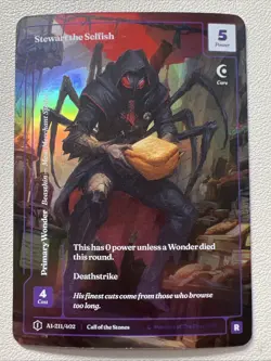 Wonders Of The First Call The Stones Alt Art Stewart The Selfish A1-211/402 - Image 1