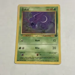 ZUBAT - Team Rocket Set - 70/82 - Common - Pokemon Card - Unlimited - - Image 1