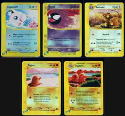 Pokemon SKYRIDGE - 5 Reverse Holo Cards - ENG - Lightly Played - Image 1
