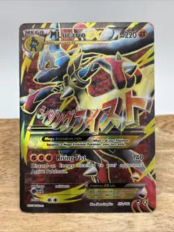 Pokemon TCG M Lucario EX 55a/111 Furious Fists Holo Full Art Ultra Rare Card - Image 1