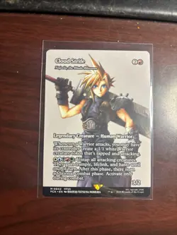 Final Fantasy Cloud Strife Najeela, the Blade-Blossom Showcase Card #42 - Image 1