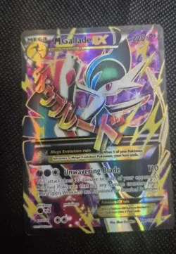 Pokemon Mega M Gallade EX 2015 TCG Full Art Holo Card 100/108 Roaring Skies - Image 1