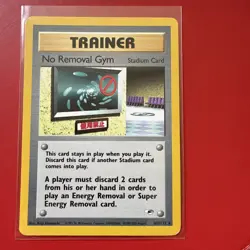 Pokemon Trainer Card - No Removal Gym Gym Heroes 103/132 Rare - Image 1