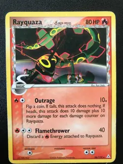 Rayquaza 26/110 EX Holon Phantoms set 2006 Pokemon rare card MP - Image 1