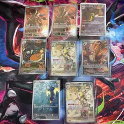 Lot Of Pokemon Cards - 8 Illustrator Rares - Image 1