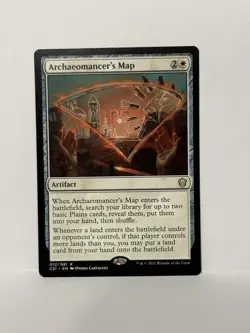 Archaeomancer's Map Rare 012/081 Commander 2021 C21 Magic MTG NM Near Mint - Image 1
