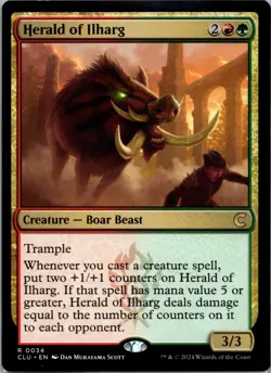 Herald of Ilharg R Ravnica: Clue Edition 34 LP - Image 1