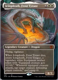 Icingdeath, Frost Tyrant Borderless M Adventures in the Forgotten Realms 287 NM - Image 1