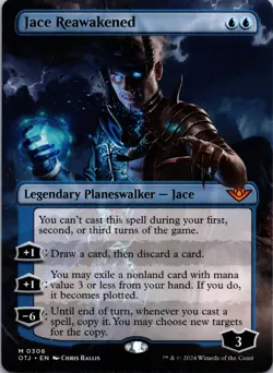 Jace Reawakened (Borderless) M Outlaws of Thunder Junction 306 NM - Image 1