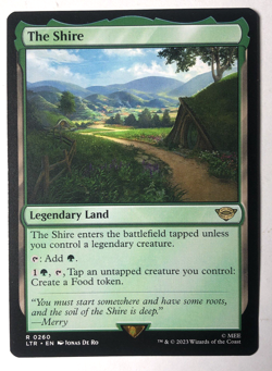 The Shire 261 Universes Beyond: the Lord of the Rings MTG Magic the Gathering NM - Image 1