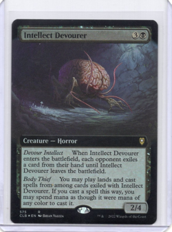 Intellect Devourer 575/361 Extended Art Rare Baldur’s Gate MTG LP - Image 1