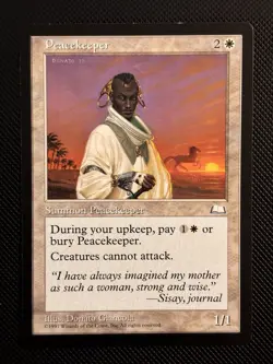 Peacekeeper Weatherlight Regular MTG Magic - Image 1