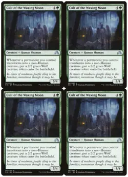 MTG Cult of the Waxing Moon x4 Shadows over Innistrad Uncommon NM Playset - Image 1