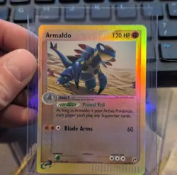 Pokemon Armaldo EX Sandstorm 7/100 Rare Holo Creature Ancient 120 HP English - Image 1