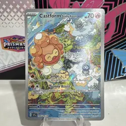 Pokemon TCG Castform Sunny Form Illustration Rare Surging Sparks - Image 1