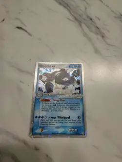 Pokemon TCG Blastoise EX 104/112 FireRed & LeafGreen Holo Rare - Image 5