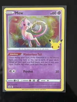 Pokemon Mew Celebrations 011/025 Holo English - Image 1