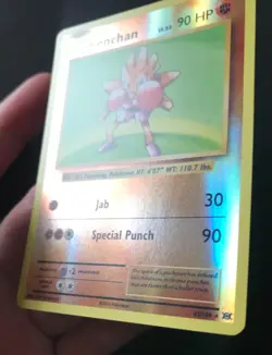 Hitmonchan 62/108 XY Evolutions REVERSE HOLO RARE Shiny Pokemon Card Excellent - Image 3