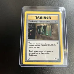 Pokemon The Rocket's Training Gym 104/132 Gym Heroes Rare Trainer Collections - Image 3